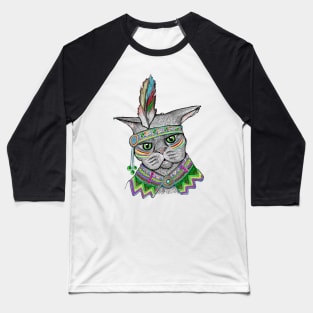 Indian Kat Baseball T-Shirt